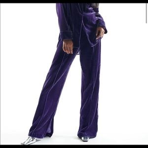 Zara size medium purple velvet pants